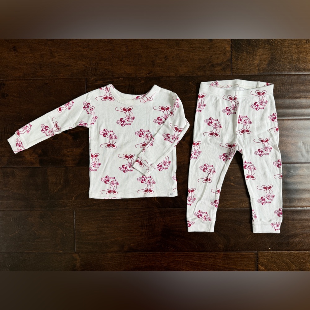 GAP | Disney Toddler Minnie Mouse Organic Cotton PJ Set